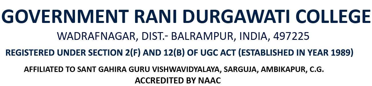 logo-Govt Rani Durgawati College wadrafnagar